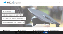 Desktop Screenshot of heca.ie