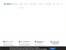 Tablet Screenshot of heca.ie